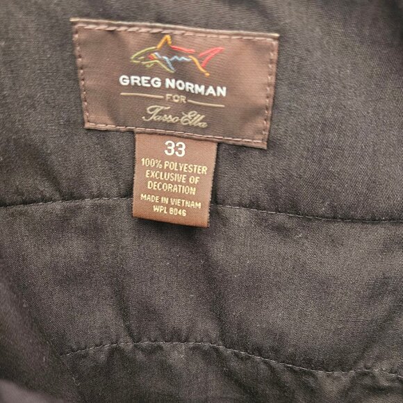 Men's Greg Norman for Tasso Elba Flat Front Golf Short - Dark Aqua - 33 - - Picture 4 of 5